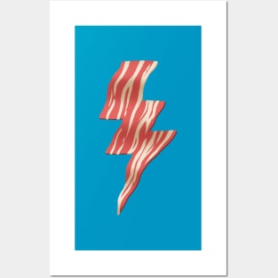 powered by bacon Posters and Art